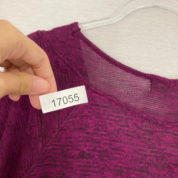 New One World Purple Mulberry Embellished Soft Knit Tunic Sweater XXL - Picture 9 of 9